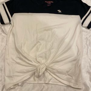 Abercrombie Kids Girls logo t-shirt